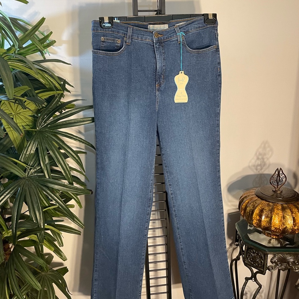 Slim R Dark Indigo Jeans by Nancy Bolen